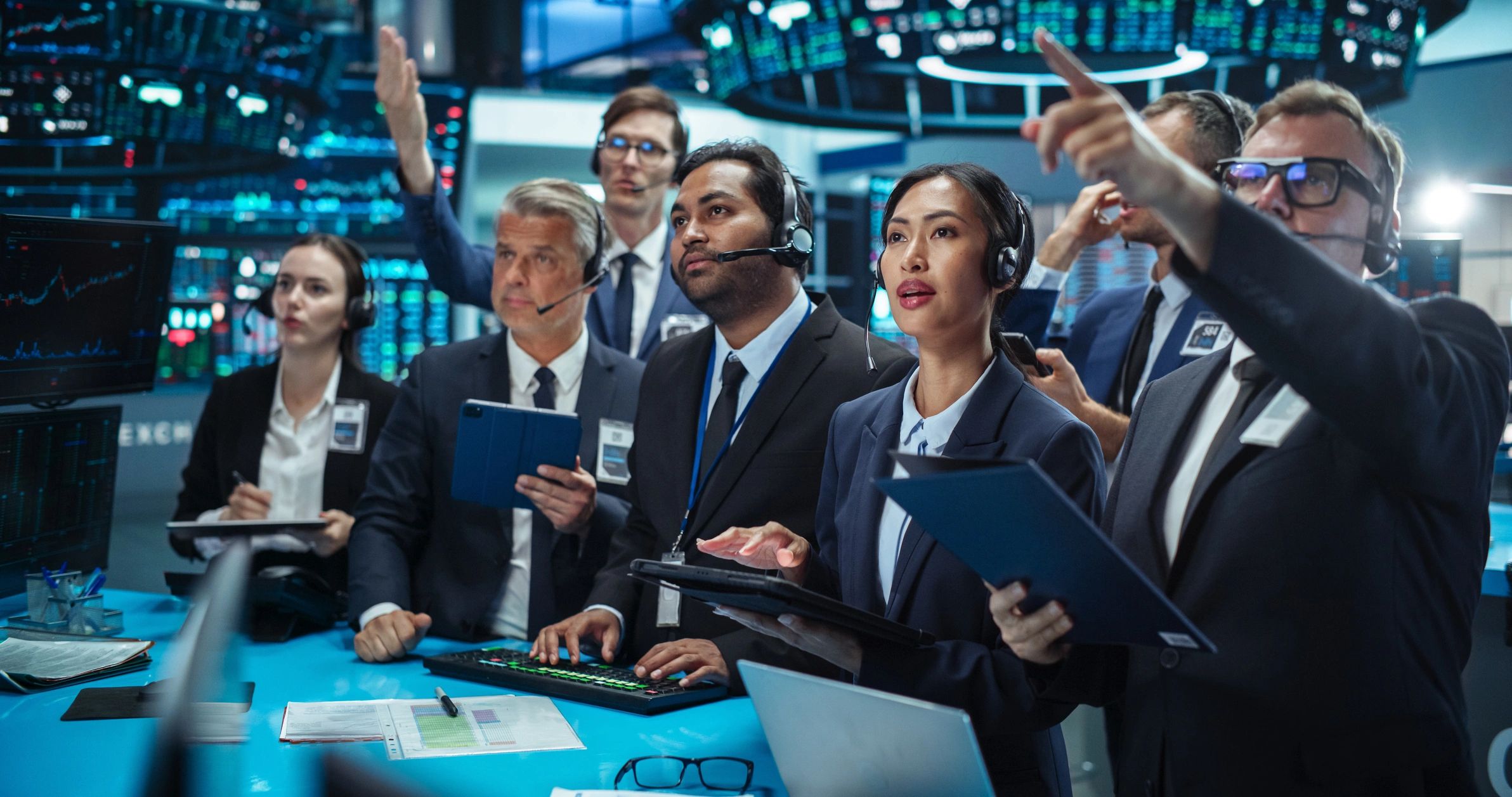 LPG trading business team modern
